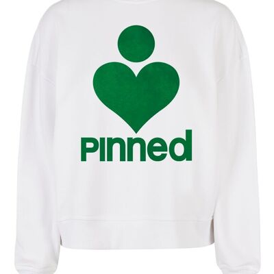Limited Sweater Boxy PiNNED Green Velvet