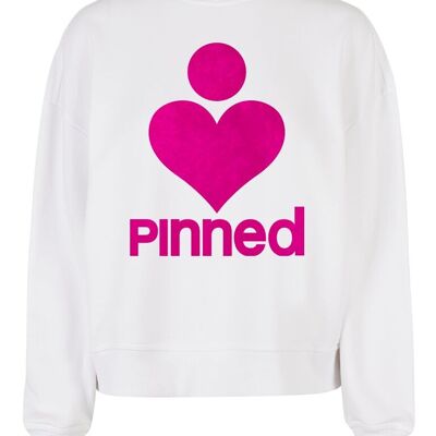 Limitierter Pullover Boxy PinNNED Pink Velvet