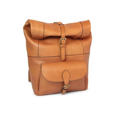 Leather backpack - colonial