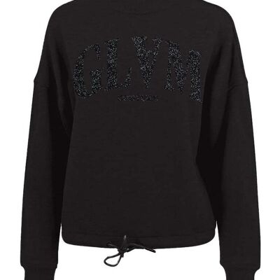 Suéter limitado Glam Couture Glitter negro