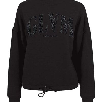 Maglione Limitato Glam Couture Nero Glitter