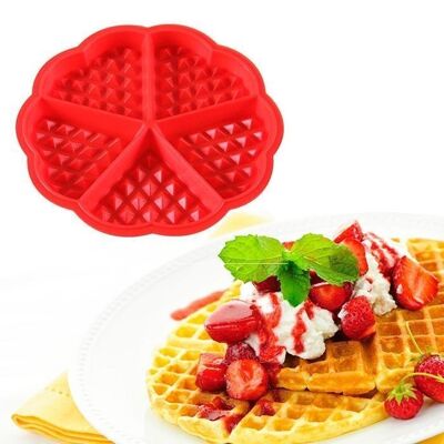 Stampo per waffle a forma di cuore in silicone