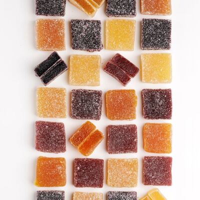 cardboard assorted fruit jellies 1.3kg