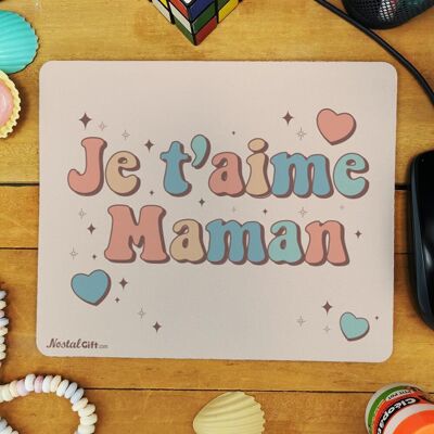 Tapis de souris "Je t'aime maman"