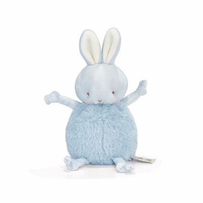 Bunnies By The Bay Roly-Poly cuddly toy rabbit Maui Blue