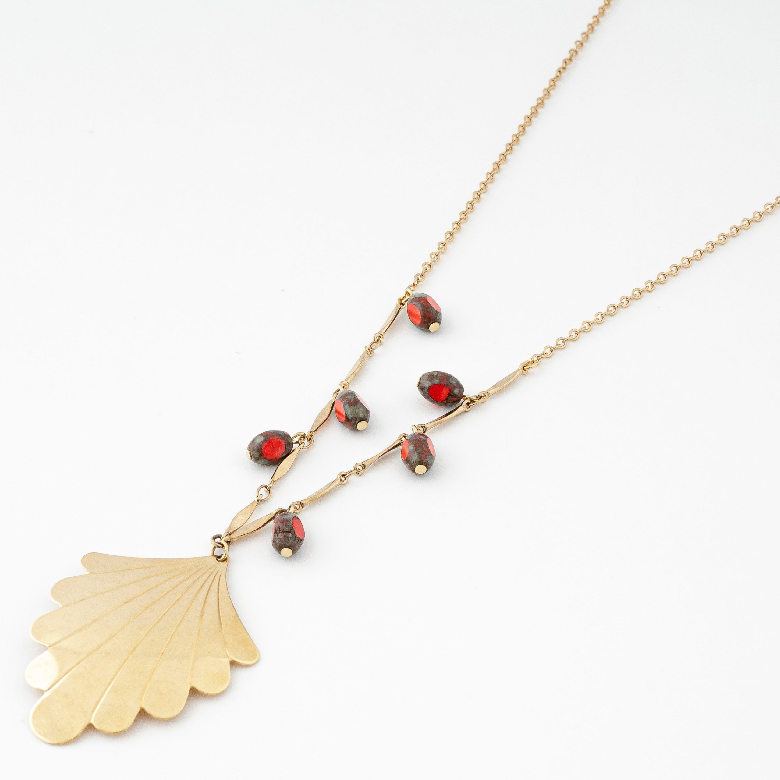 Collana Manon con perle di corallo