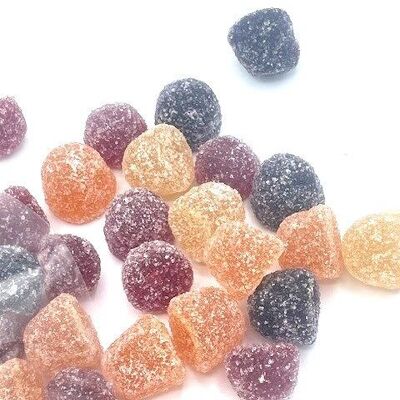 Cardboard fruit jellies assorted balls 1.3kg