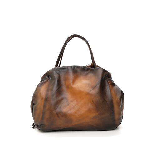 Handcrafted Leather  Bag Tote Made in italy Dalia