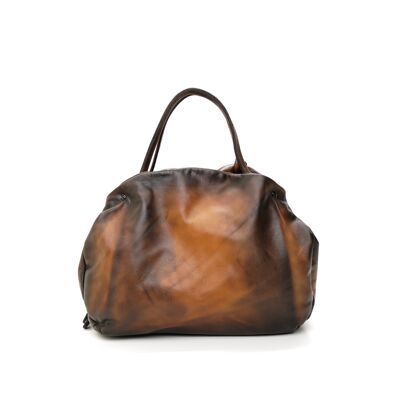 Handcrafted Leather Bag Tote Made in Italy Dalia