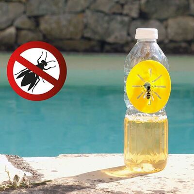TRAPPOLA PER VESPE: Trappole per vespe ecologiche fai da te per bottiglia (confezione da 6)