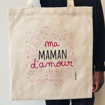 Tote bag “Ma maman d'amour”- Cadeau maman 4