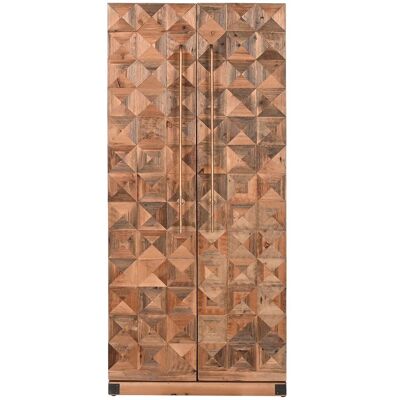 FIR BOTTLE RACK 64.5X45X146.5 BROWN MB213117