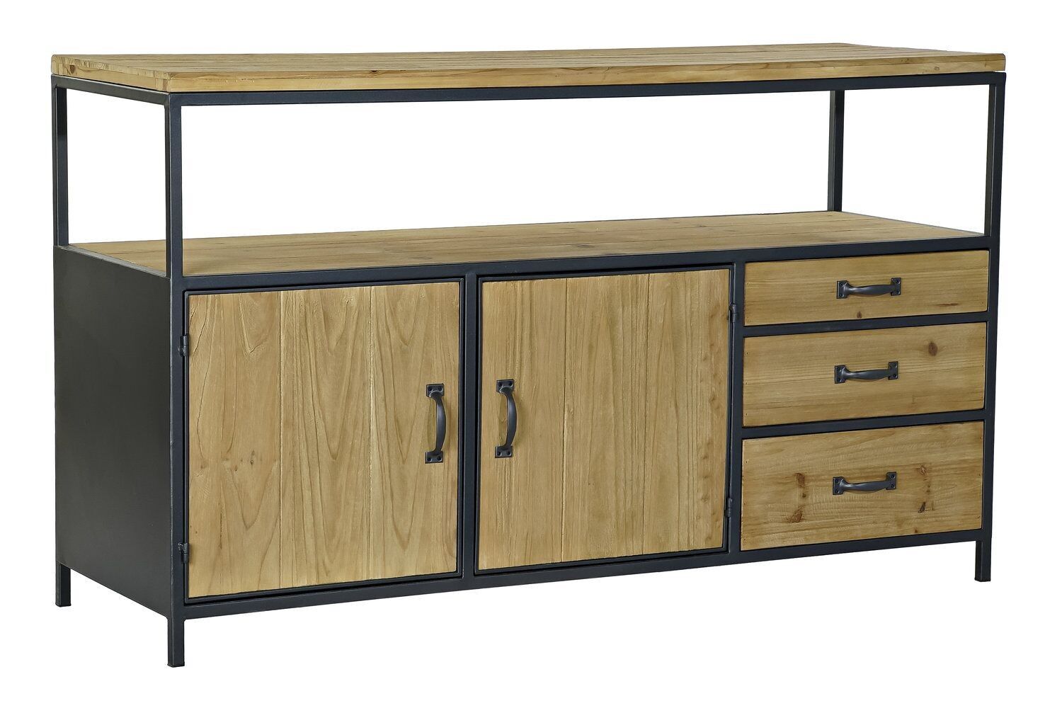 BUFFET METALLO ABETE 120X40X72 MARRONE CHIARO MB183122