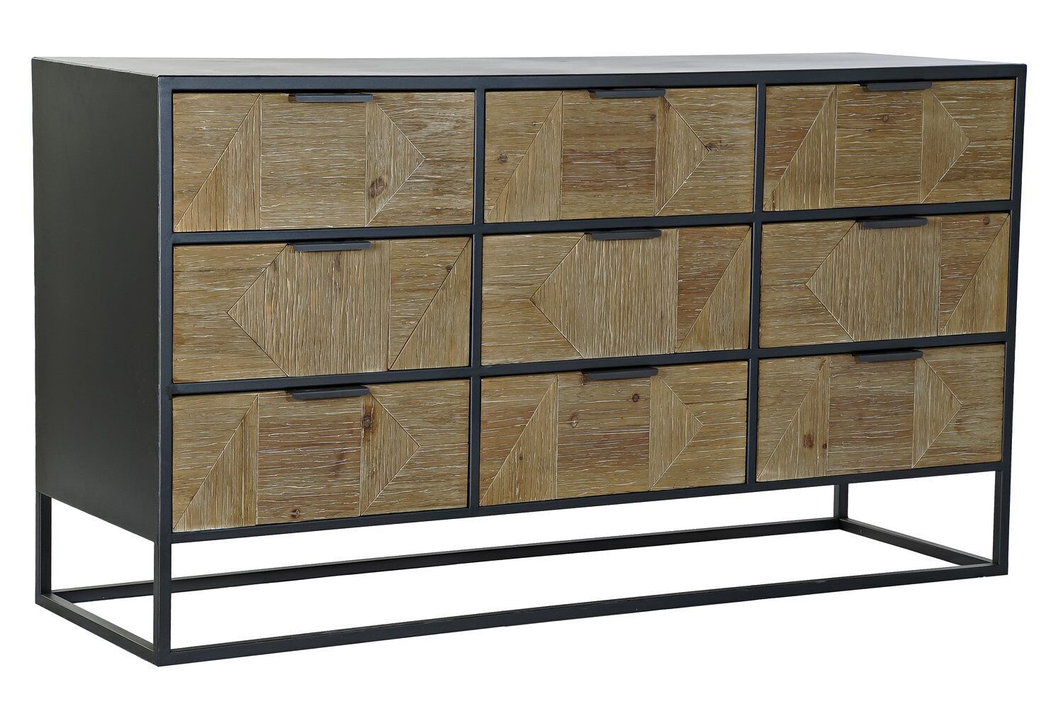 BUFFET METALLO ABETE 123X40X68 MARRONE CHIARO MB183154
