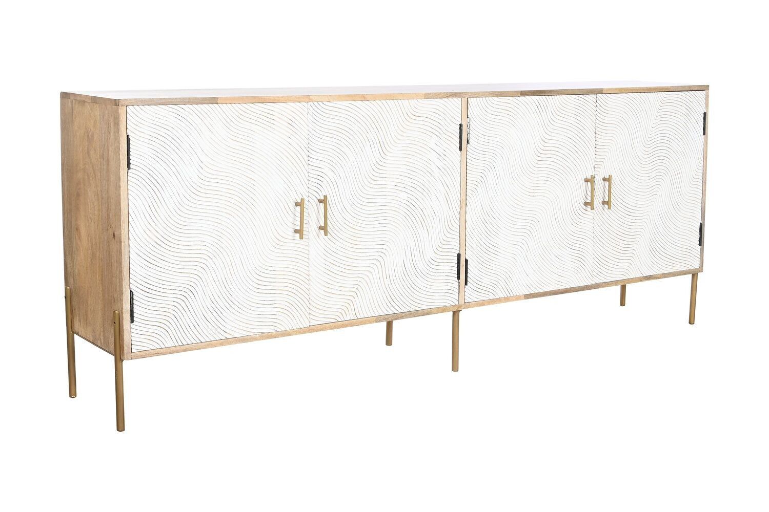 BUFFET MANICO IN FERRO 180X34X71 31,20 ONDE NATURALI MB208848