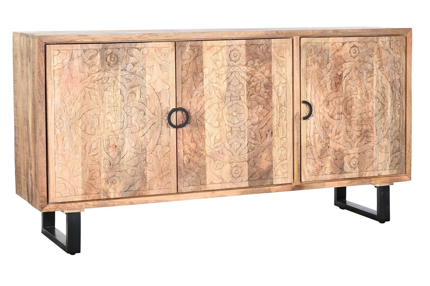 BUFFET CON MANICO IN METALLO 160X40X80 43,00 MANDALA NATURALE MB200187