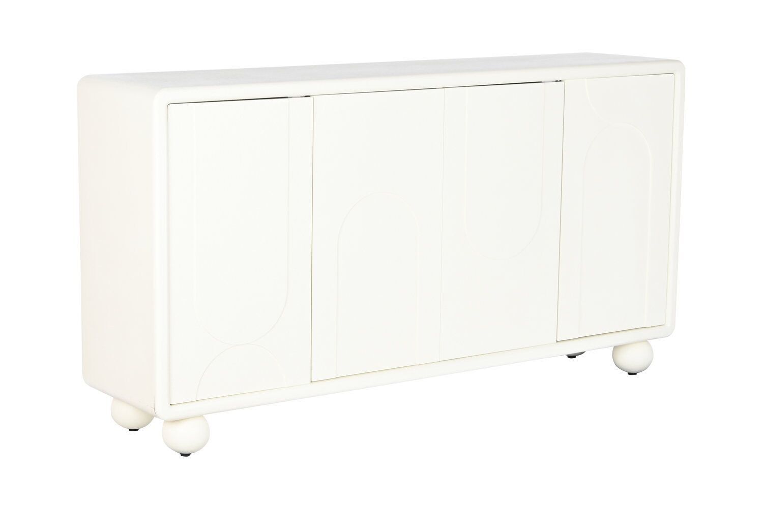 BUFFET MDF 160X37X85 4 ANTE 3D BIANCO MB208133