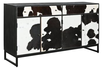 BUFFET POIGNÉE EN CUIR 172X45X90 VACHE MB208896 1