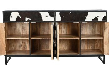 BUFFET POIGNÉE EN CUIR 172X45X90 VACHE MB208896 4