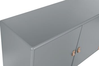 BUFFET MDF PU 180X40X75 GRIS MB209005 2