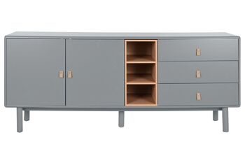 BUFFET MDF PU 180X40X75 GRIS MB209005 3