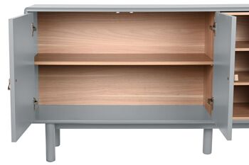 BUFFET MDF PU 180X40X75 GRIS MB209005 6