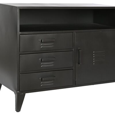 METAL BUFFET 100X45X80.5 BLACK LOCKER MB209229