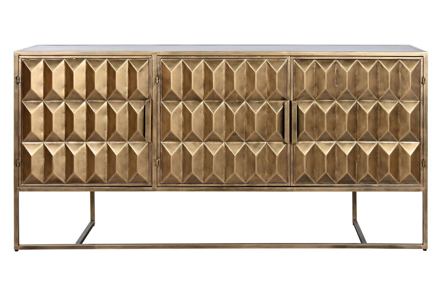 BUFFET IN METALLO 159X41X80 27.10 ORO MB212227