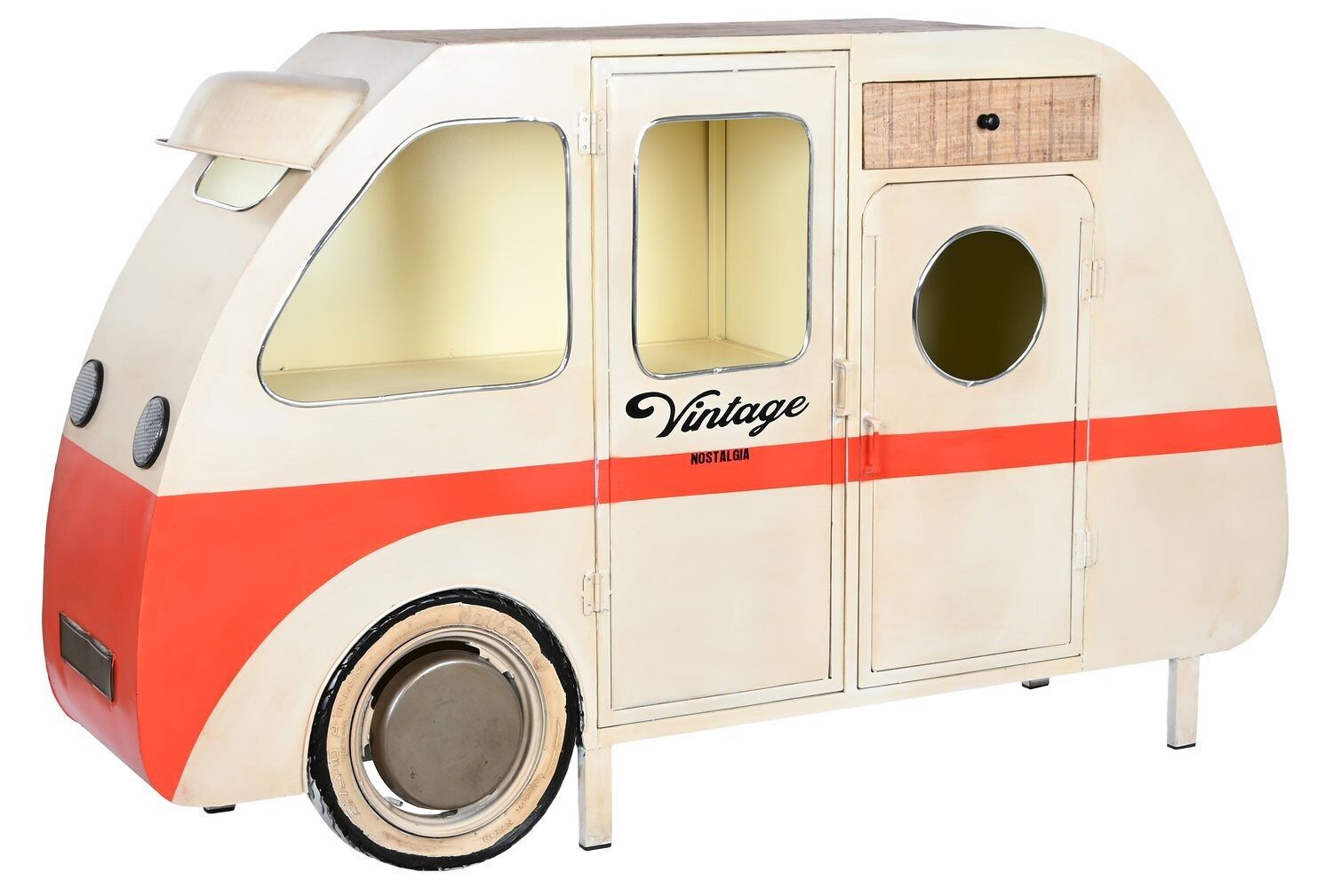 BUFFET METALLO 177X41X106 ROULOTTE BIANCO MB208383