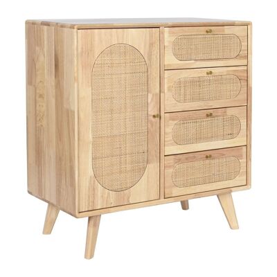 BUFFET RUBBERWOOD RATAN 73,5X35X78 NATURAL MB208077