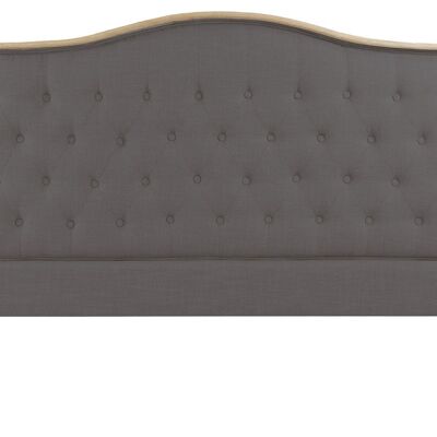 RUBBERWOOD LINEN BED HEADBOARD 160X10X120 MB208212