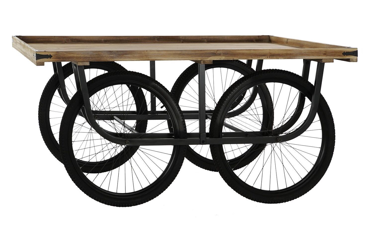 CARRELLO IN FERRO ABETE 160X80X75 NATURALE MB177458