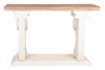 CONSOLE SAPIN 150X48,5X96,5 BLANC MB208713 6