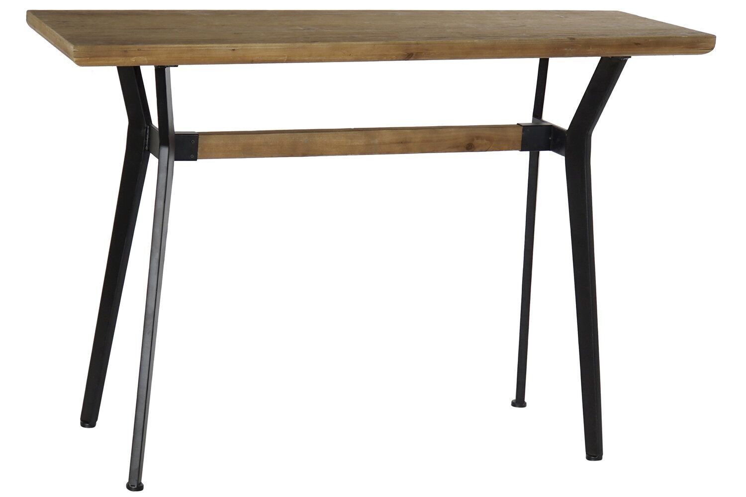 CONSOLLE ABETE METALLO 120X40X81 NATURALE MB208011