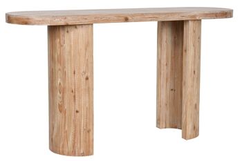 CONSOLE EN BOIS 150X40X80,5 NATUREL MB211832 2