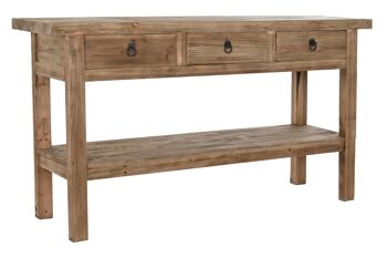 CONSOLE EN BOIS 170X45X90 38,00 NATUREL NATUREL MB195254 1