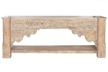 CONSOLE EN BOIS 233X47X91 ANCIENNES TAILLES MB213725 1