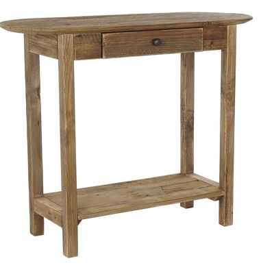 CONSOLE BOIS RECYCLE 95X35X76 NATUREL MB193547