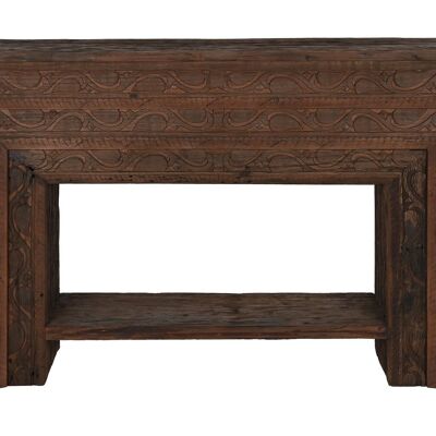 RECYCLED WOOD CONSOLE 167X44X93 BROWN MB212641