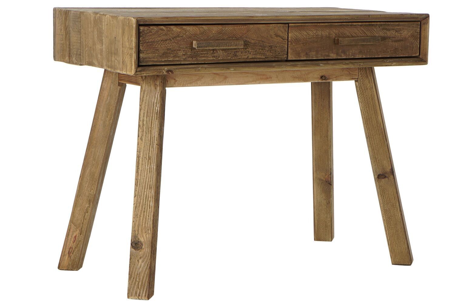 CONSOLLE IN LEGNO DI PINO RICICLATO 100X48X76 NATURALE MB182183