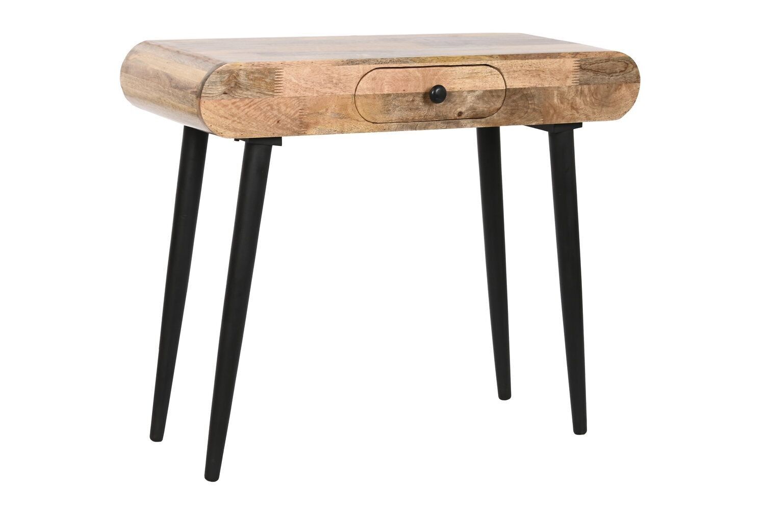 CONSOLLE MANIGLIA FERRO 91X37X75 MARRONE NATURALE MB208856