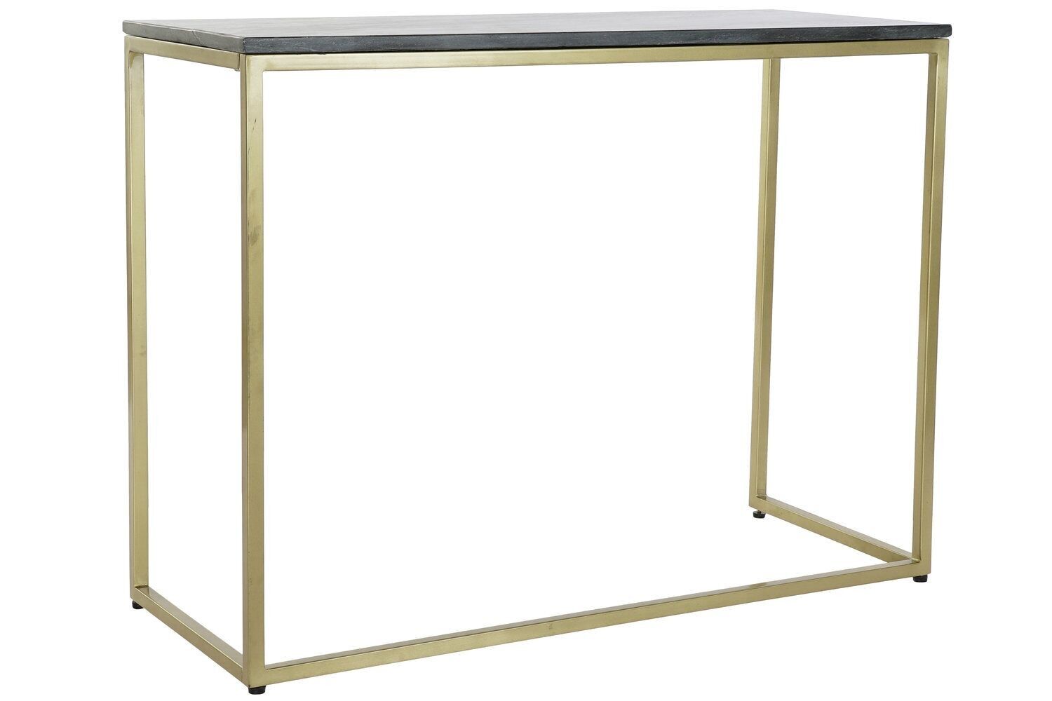 CONSOLLE IN FERRO MARMO 100X40X77 NERO MB207600