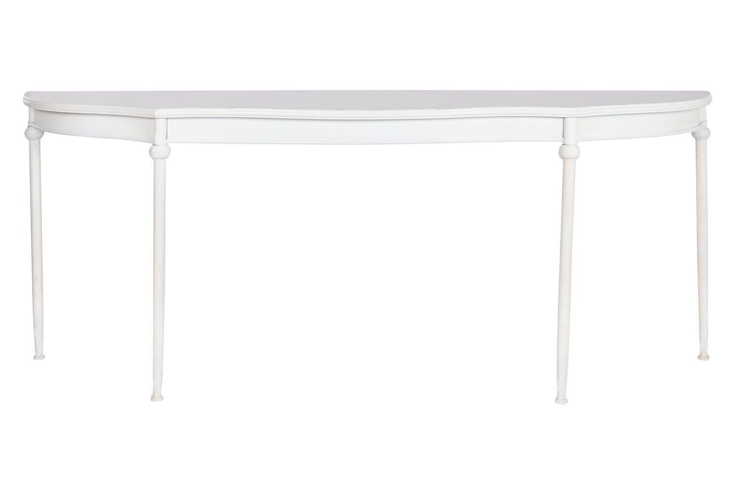 CONSOLLE IN METALLO 196X44X81 13,50 BIANCO MB212461