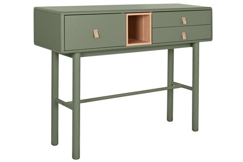 CONSOLA MDF PU 120X35X90 VERDE MB209000