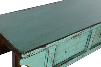 CONSOLE ORME MASSIF 170X49X88 DECAPE TURQUOISE MB210646 6