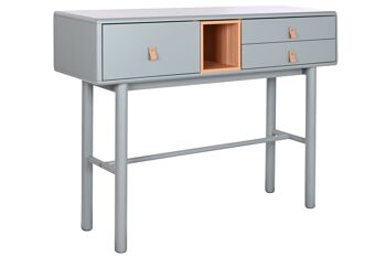 CONSOLE MDF PU 120X35X90 GRIS MB209008 1