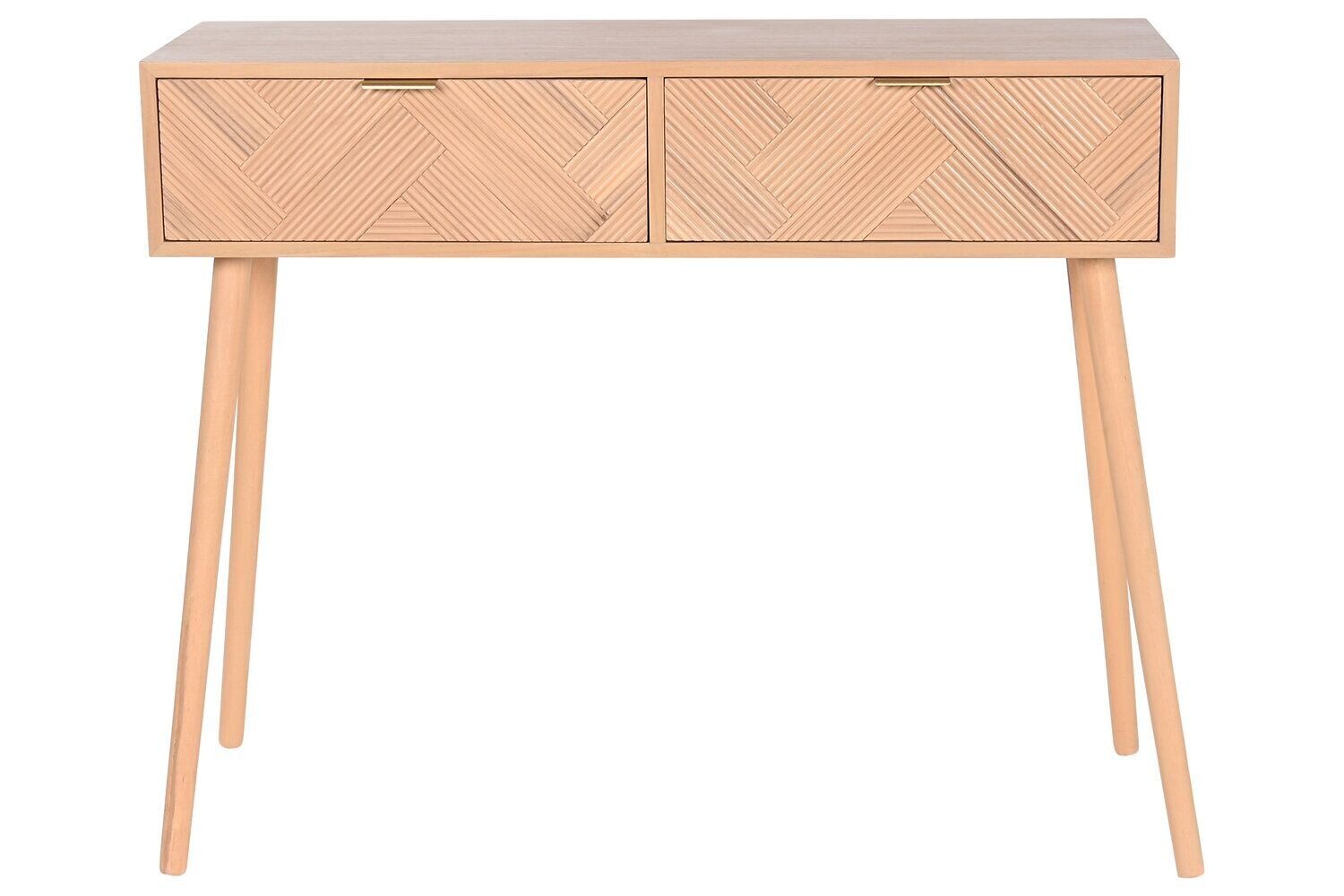 CONSOLLE IN MDF PAULOWNIA 99X34X82 NATURALE MB212895