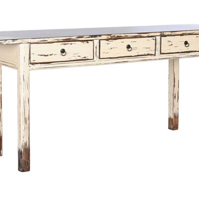 SOLID ELM CONSOLE 172X40X85 DECAPE WHITE MB210644