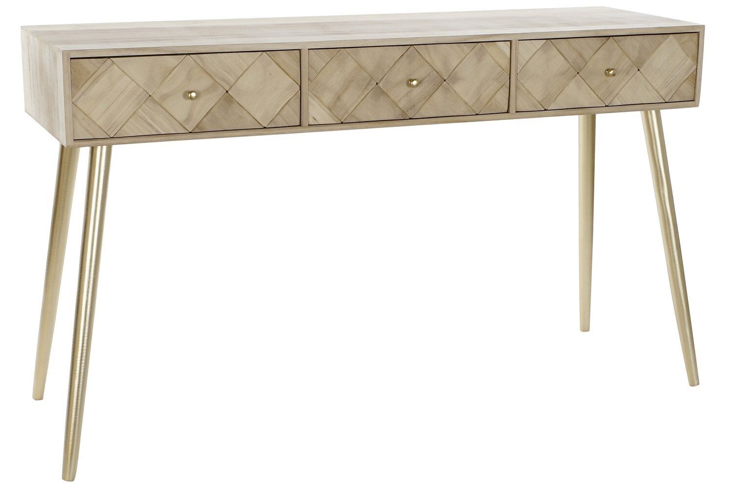 CONSOLLE PAULOWNIA PINO 132X41X78 NATURALE NATURALE MB176658