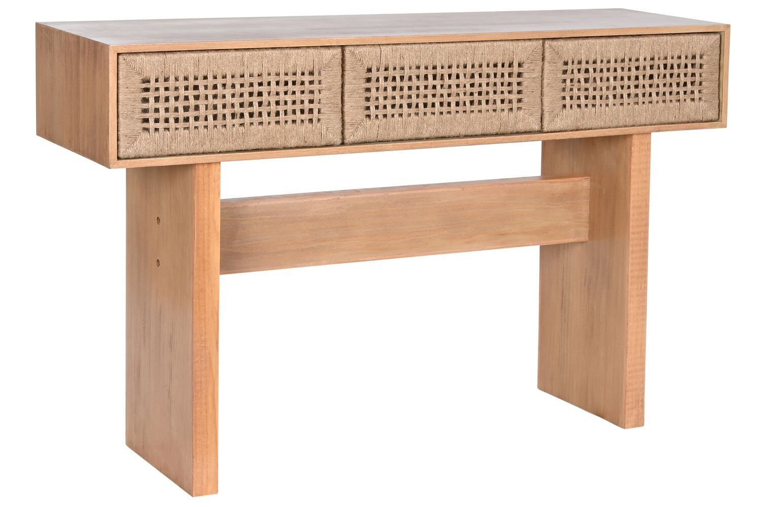 CONSOLE IN JUTA PINO 120X30X74 NATURALE MB208705